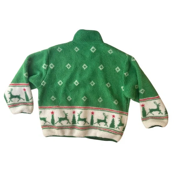 RARE🎄HEINEKEN vintage Ugly Christmas Sherpa jacket men’s coat size XL - Picture 9 of 16